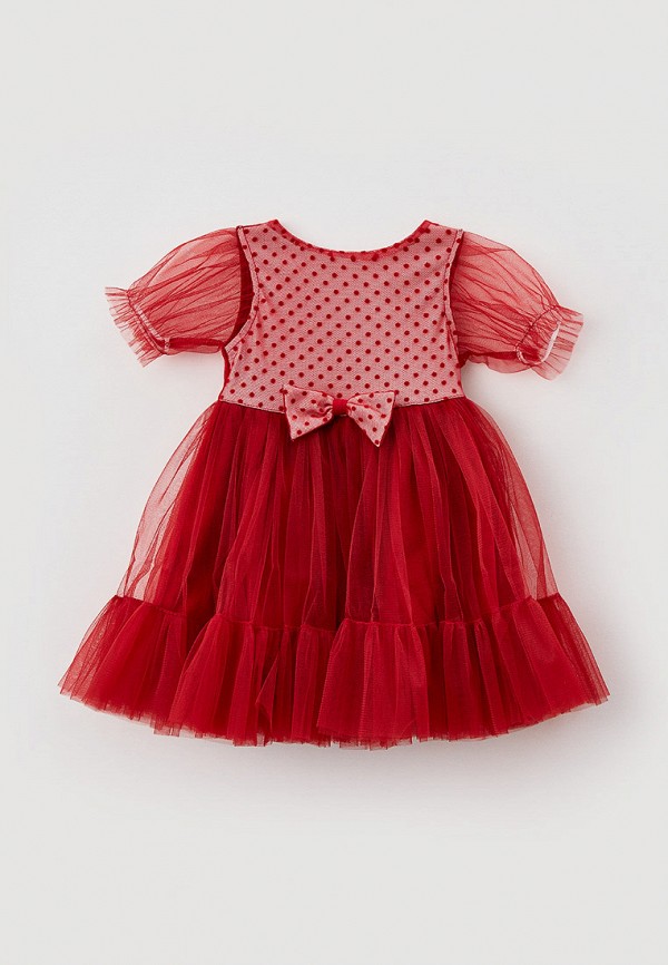 нарядные платье trendyco kids для девочки, красное
