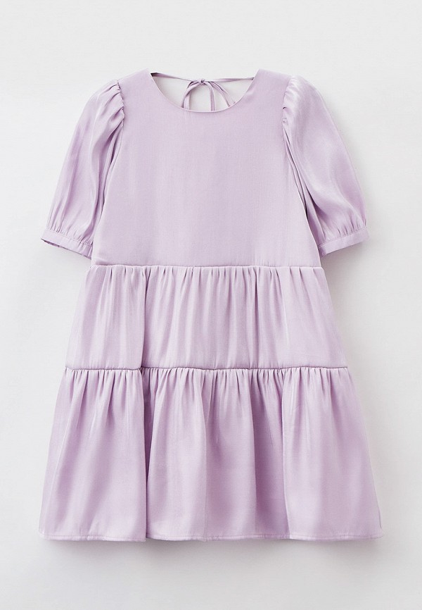 нарядные платье sela для девочки, фиолетовое
