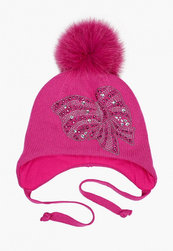 шапка aleksa для девочки, розовая