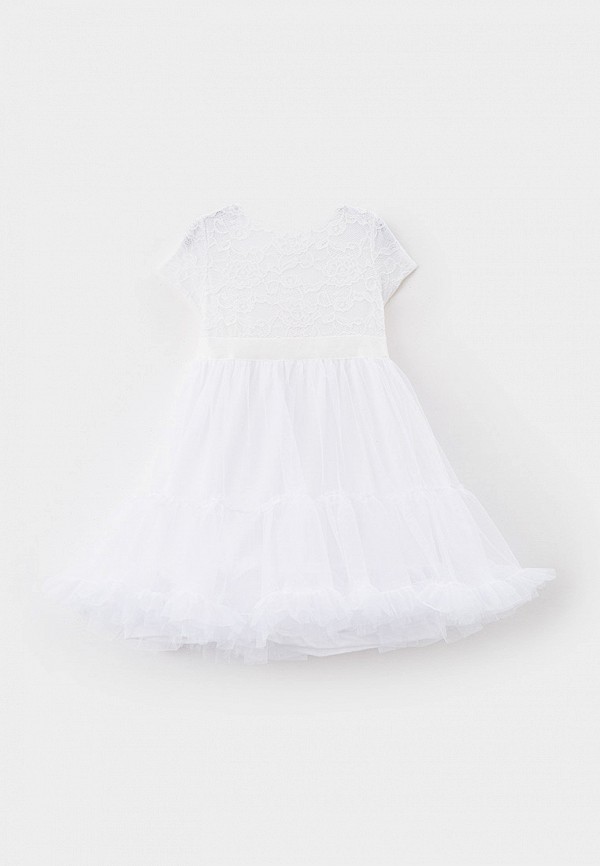 нарядные платье acoola для девочки, белое