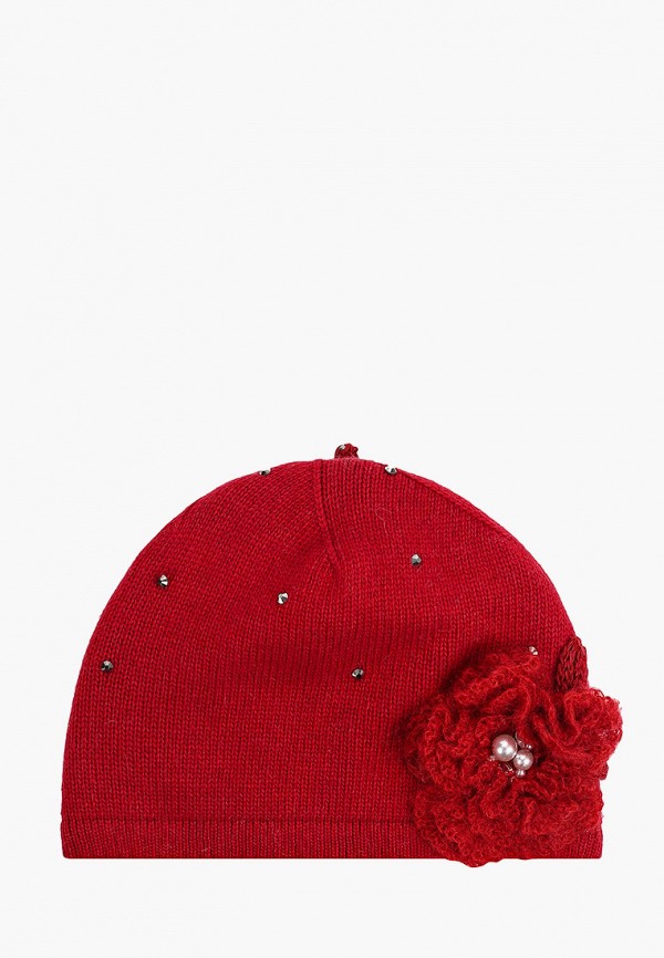 шапка vntg vintage+ для девочки, красная