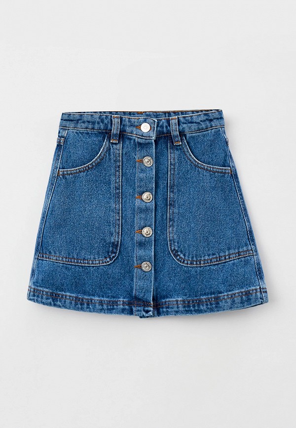 джинсовые юбка smena для девочки, синяя