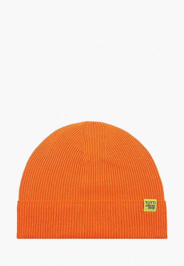 шапка kotik для девочки, оранжевая