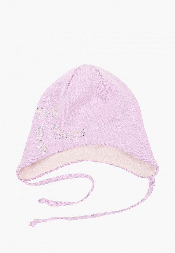 шапка kotik для девочки, фиолетовая