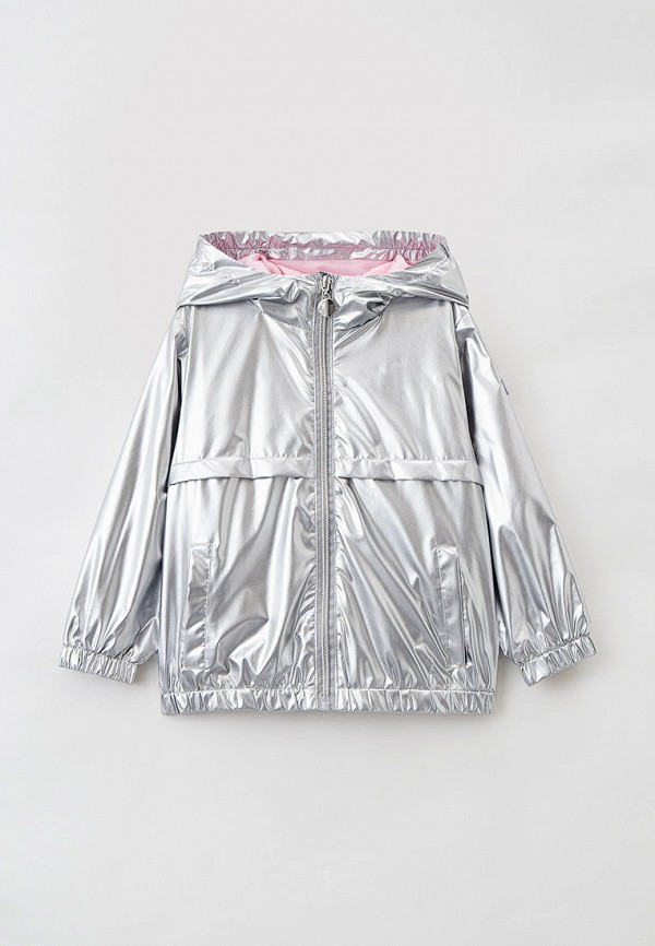 легкие куртка playtoday для девочки, серебряная