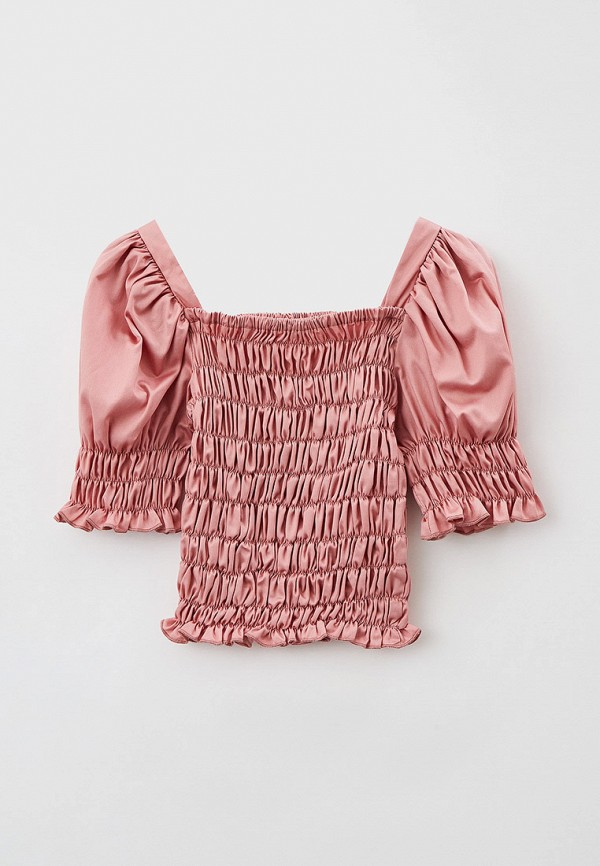 блузка smena для девочки, розовая