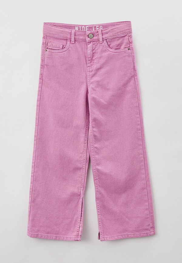 джинсы sela для девочки, розовые