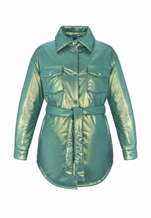 утепленные куртка талви для девочки, зеленая