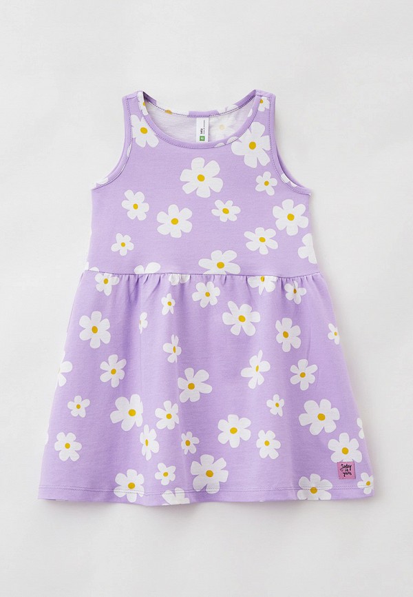 повседневные платье sela для девочки, фиолетовое