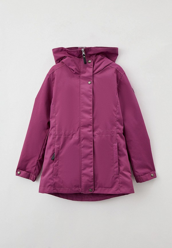 утепленные куртка kerry для девочки, фиолетовая