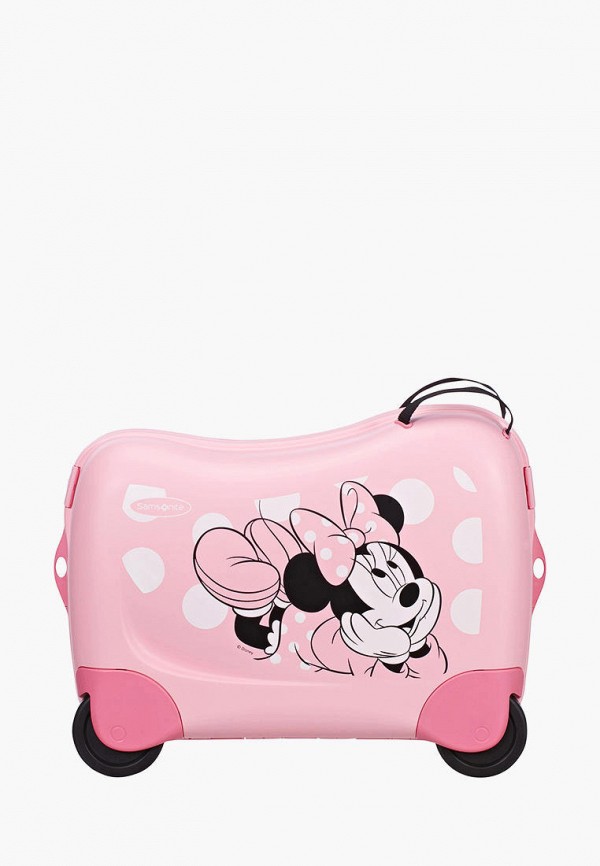 чемодан samsonite для девочки, розовый