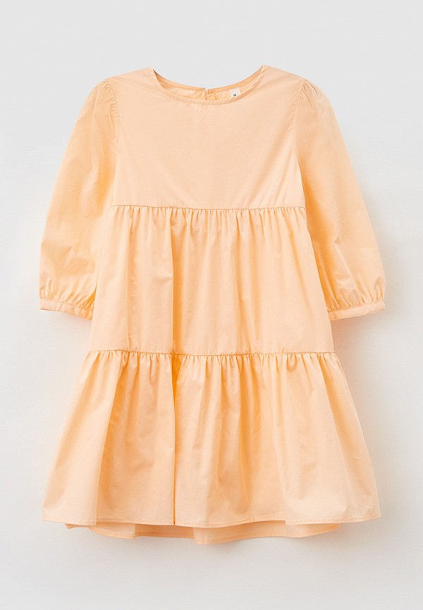 повседневные платье acoola для девочки, оранжевое