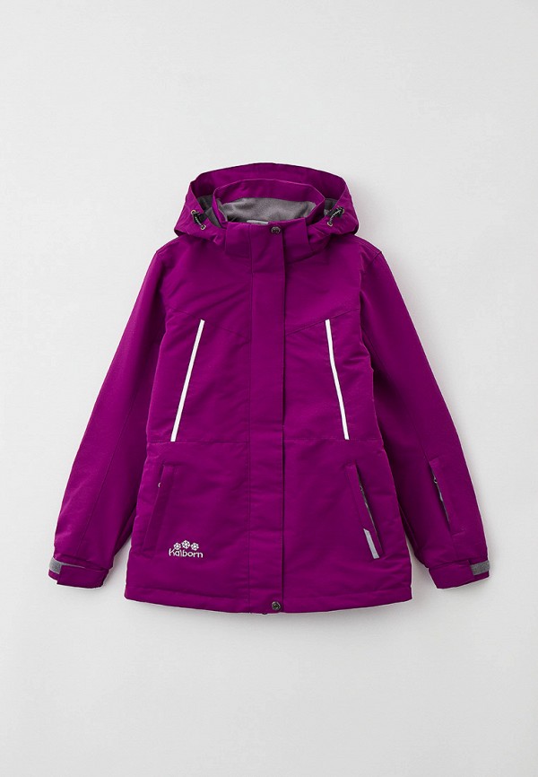 утепленные куртка kalborn для девочки, фиолетовая