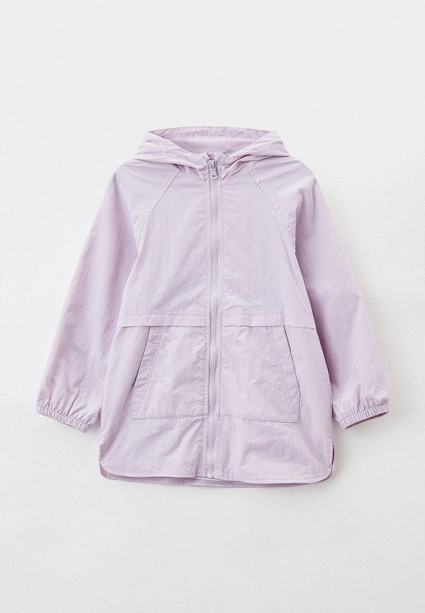 легкие куртка sela для девочки, фиолетовая
