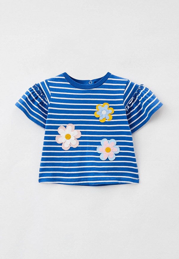 футболка с коротким рукавом mothercare для девочки, голубая