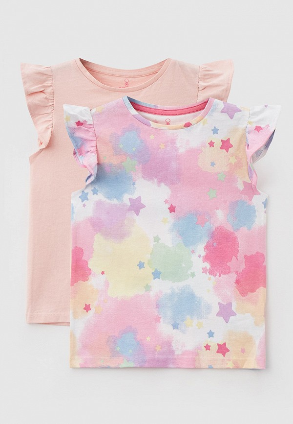 футболка с коротким рукавом mothercare для девочки, разноцветная