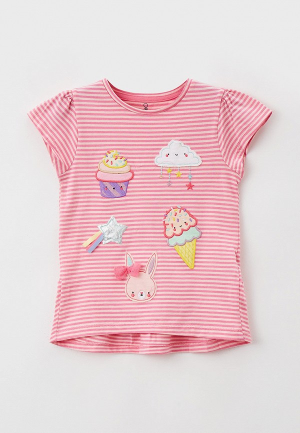 футболка с коротким рукавом mothercare для девочки, разноцветная