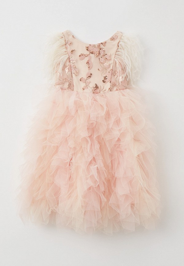 нарядные платье choupette для девочки, розовое