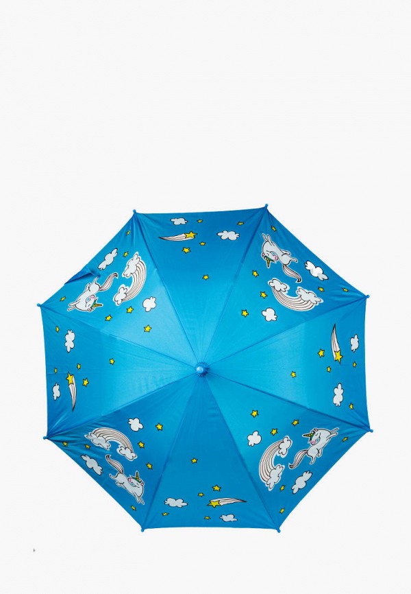 зонт-трости zenden для девочки, голубой