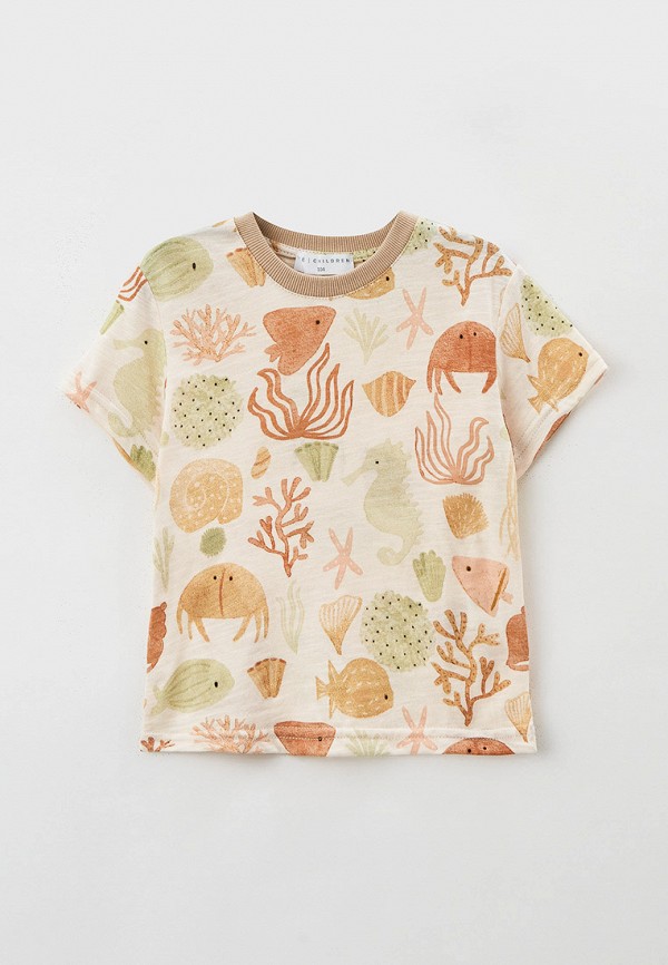 футболка с коротким рукавом ete children для девочки, разноцветная