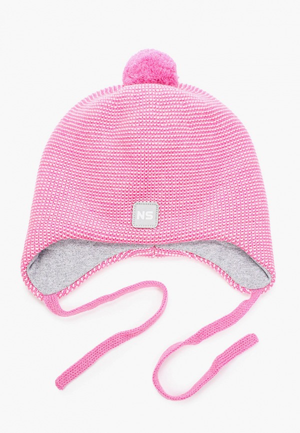 шапка nikastyle для девочки, розовая