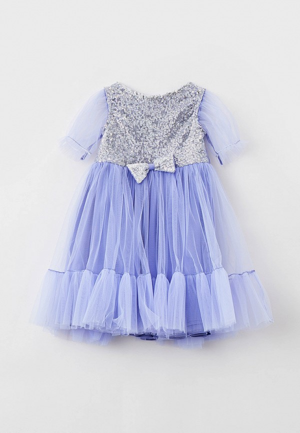 нарядные платье trendyco kids для девочки, фиолетовое