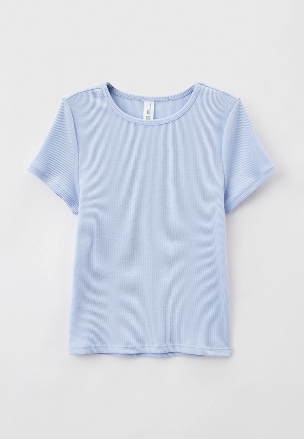 футболка с коротким рукавом sela для девочки, голубая