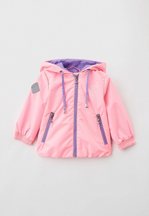легкие куртка аксарт для девочки, розовая