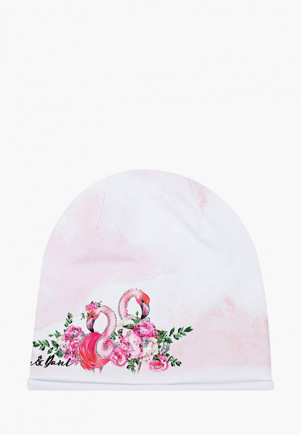 шапка dan&dani для девочки, розовая