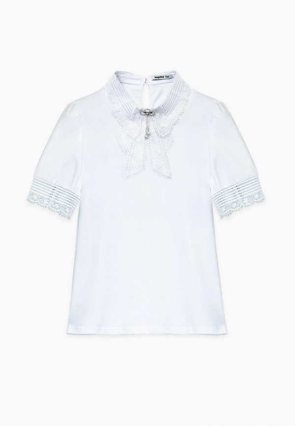 блузка kapika для девочки, белая