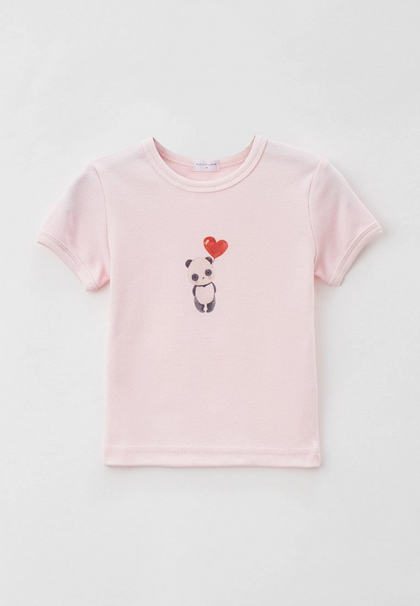 футболка с коротким рукавом ete children для девочки, розовая
