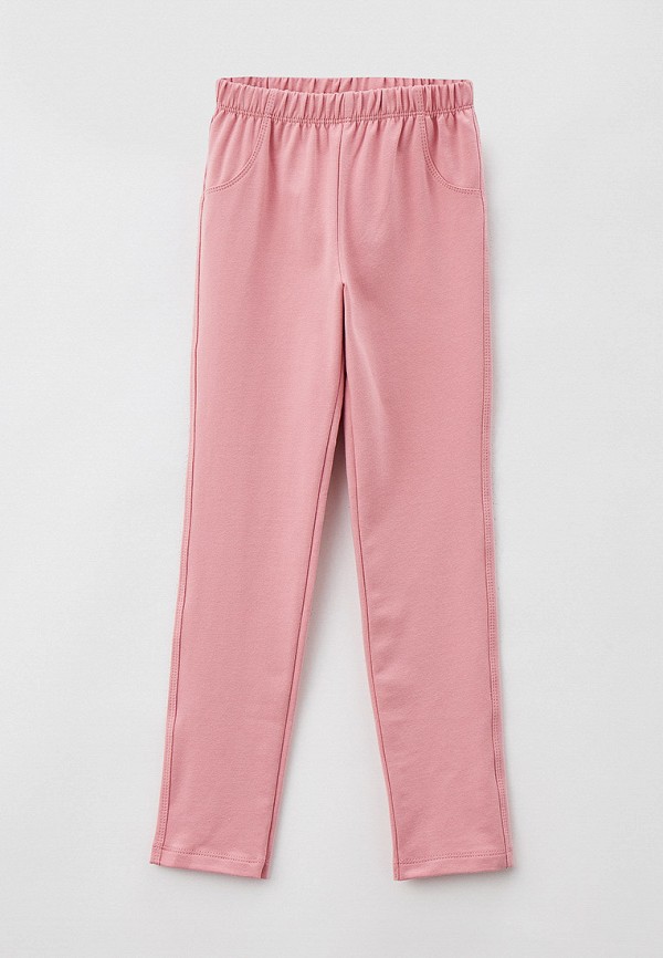 спортивные брюки crockid для девочки, розовые