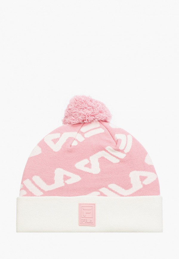 шапка fila для девочки, розовая