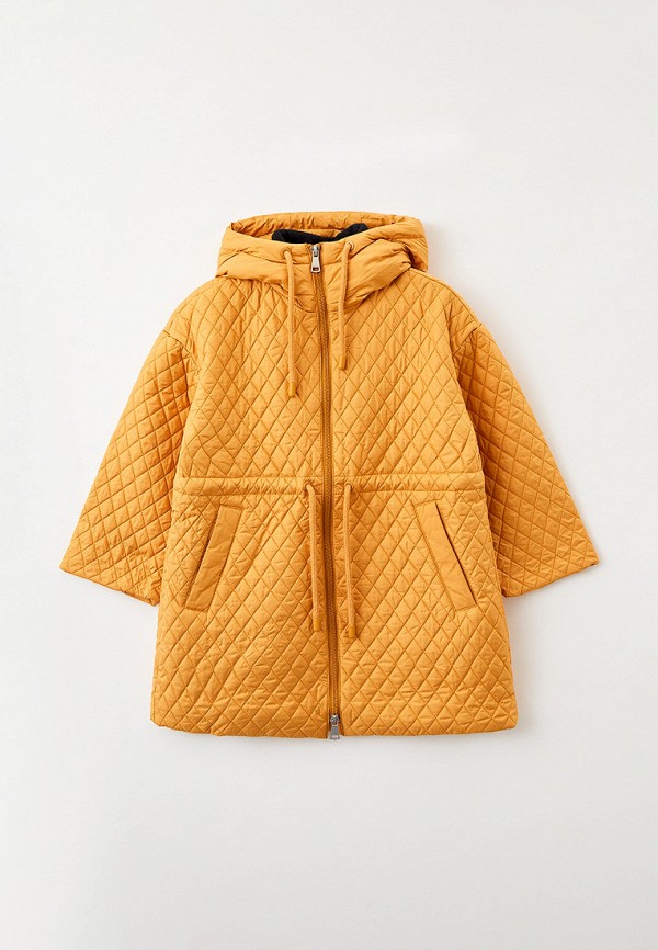 утепленные куртка baon для девочки, желтая