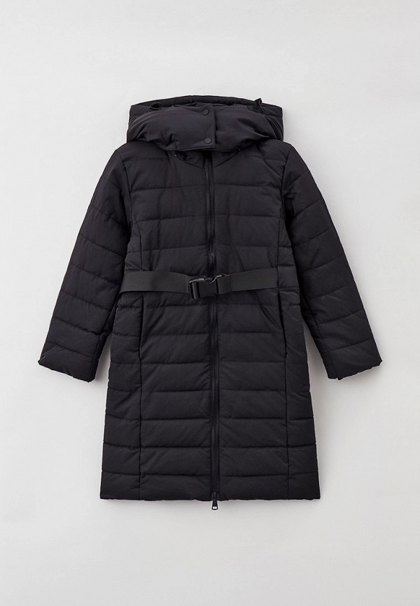 утепленные куртка baon для девочки, черная
