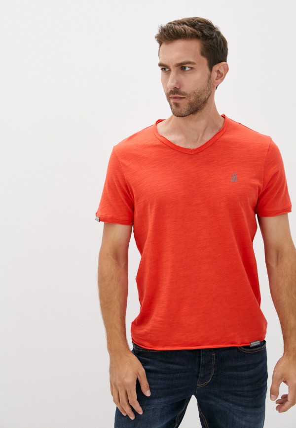 мужская футболка с коротким рукавом velikoross, оранжевая