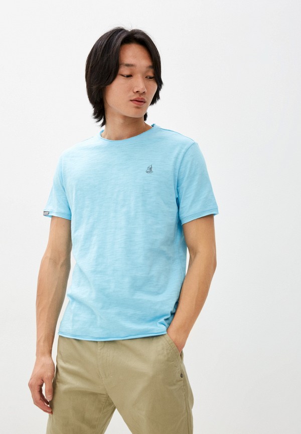 мужская футболка с коротким рукавом velikoross, голубая