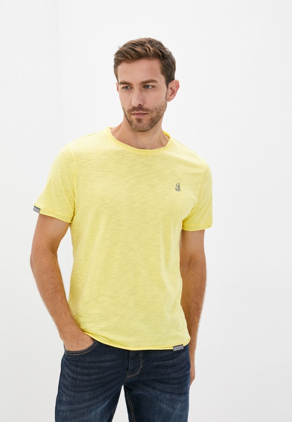 мужская футболка с коротким рукавом velikoross, желтая