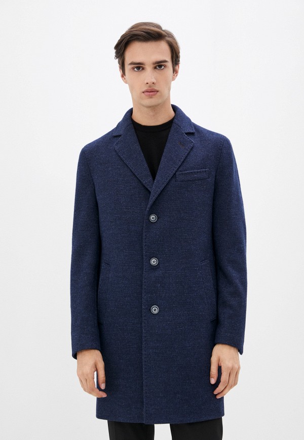 мужское пальто dtmd, синее