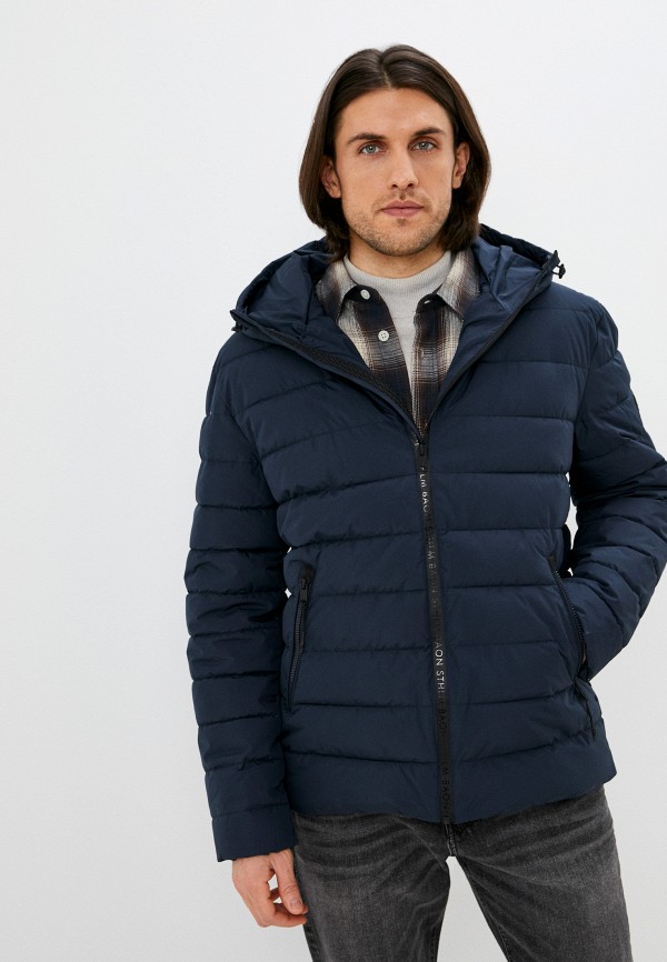 мужская утепленные куртка baon, синяя