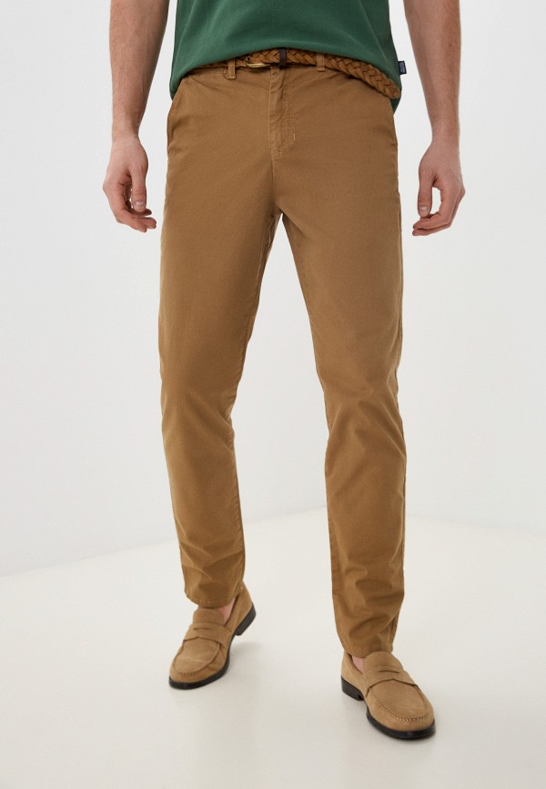 мужские брюки чинос baon, бежевые