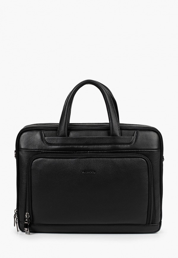 мужская сумка с ручками vitacci, черная