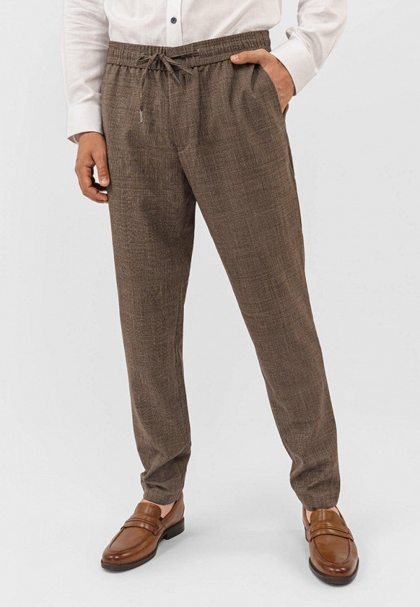 мужские брюки джоггеры matinique, коричневые