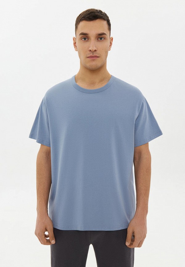 мужская футболка с коротким рукавом urban tiger, голубая