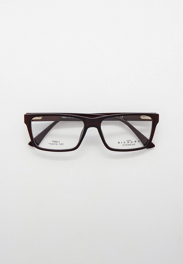 мужские квадратные солнцезащитные очки thom richard, коричневые