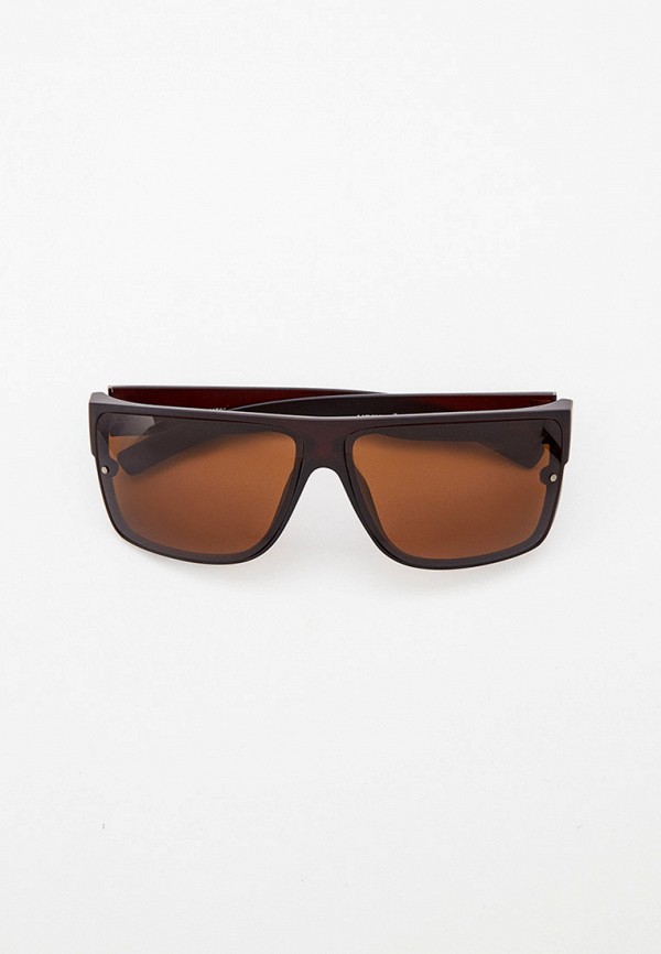 мужские квадратные солнцезащитные очки matrix, коричневые