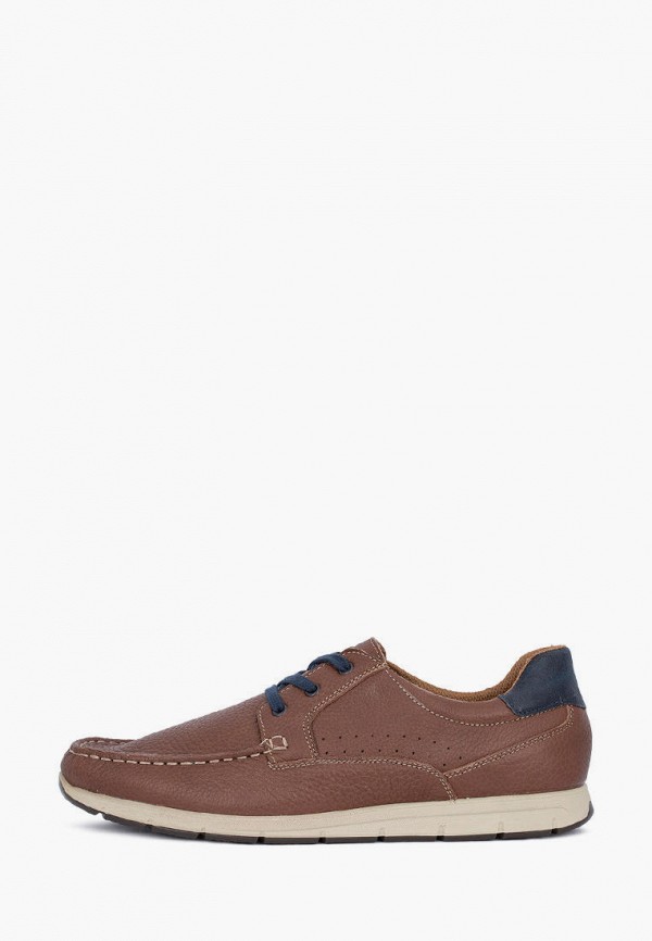 мужские низкие ботинки tj collection, коричневые