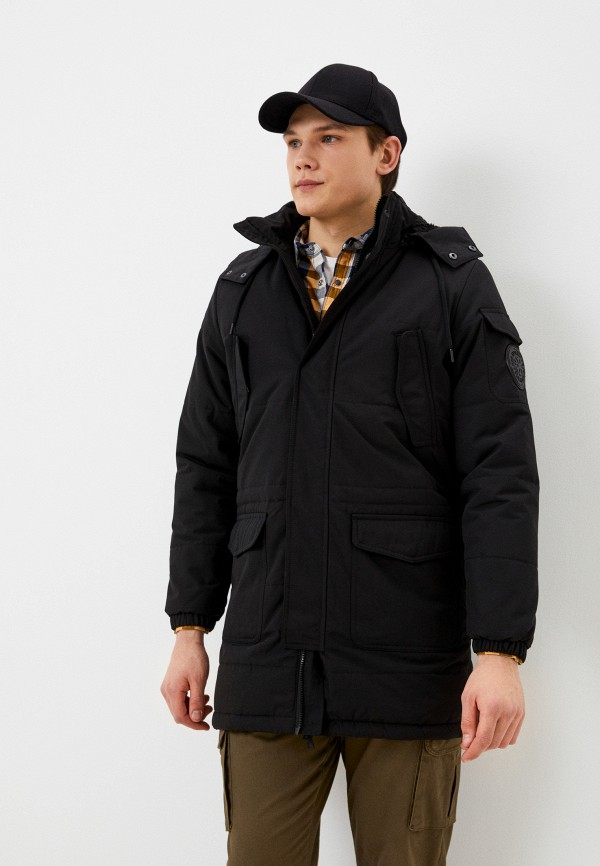 мужская утепленные куртка colin’s, черная
