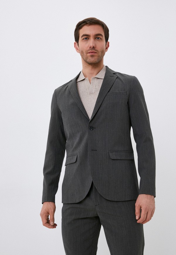 мужской пиджак matinique, серый