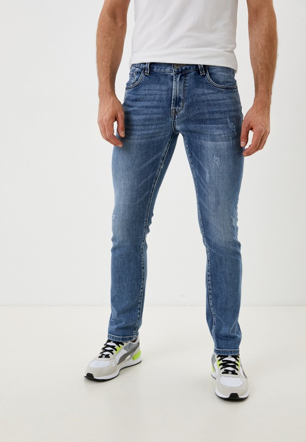 мужские прямые джинсы primm, синие